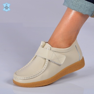 Pantofi Dama Piele Naturala Zora 5 Bej- Need 4 Shoes