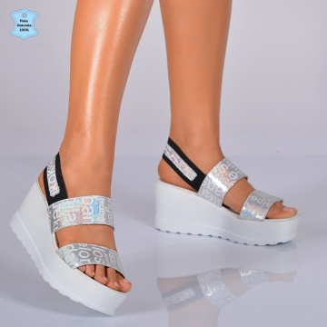 Sandale Piele Naturala Renata Albe- Need 4 Shoes