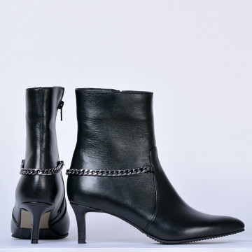 Botine Piele Naturala Seline Negre- Need 4 Shoes