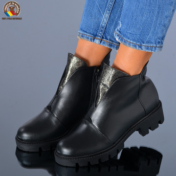 Botine Piele Naturala Matilda 3 Negre- Need 4 Shoes