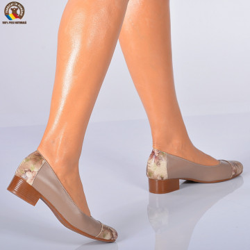 Pantofi Cu Toc Piele Naturala Odesa Nude - Need 4 Shoes