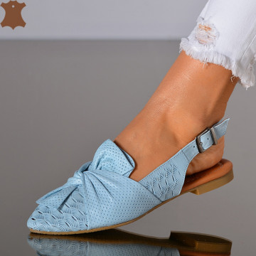 Pantofi Dama Piele Naturala Alma 2 Albastri- Need 4 Shoes