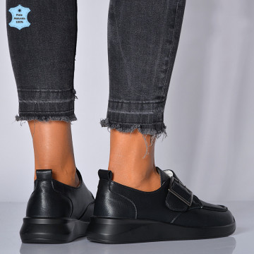 Pantofi Dama Piele Naturala Azdra Negri- Need 4 Shoes