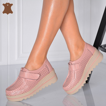 Pantofi Dama Piele Naturala Corso 6 Roz- Need 4 Shoes