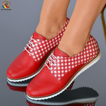 Pantofi Dama Piele Naturala Hatice Rosii