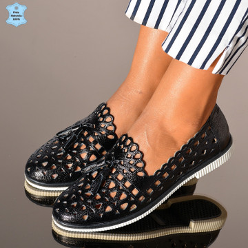 Pantofi Dama Piele Naturala Wendy 2 Negri- Need 4 Shoes