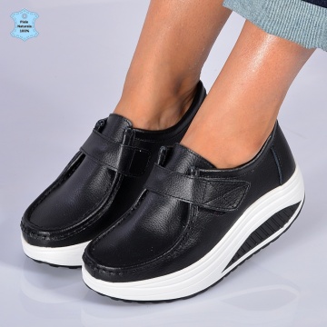 Pantofi Dama Piele Naturala Zena 8 Negri- Need 4 Shoes