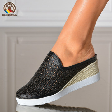 Saboti Medicinali Piele Naturala Liora Negri- Need 4 Shoes