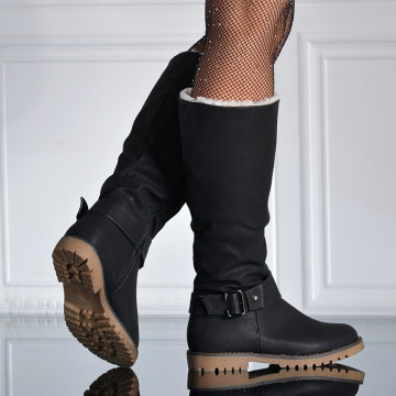 Cizme Dama Imblanite Storm Negre- Need 4 Shoes