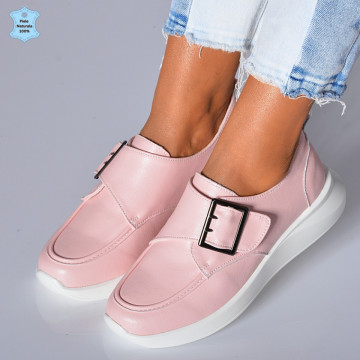 Pantofi Dama Piele Naturala Azdra Roz- Need 4 Shoes