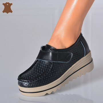 Pantofi Dama Piele Naturala Corso 6 Negri - Need 4 Shoes