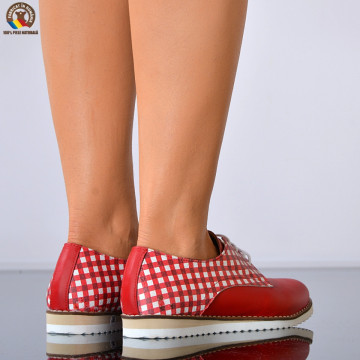 Pantofi Dama Piele Naturala Hatice Rosii