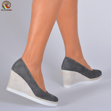 Pantofi Dama Piele Naturala Zelyna 2 Gri