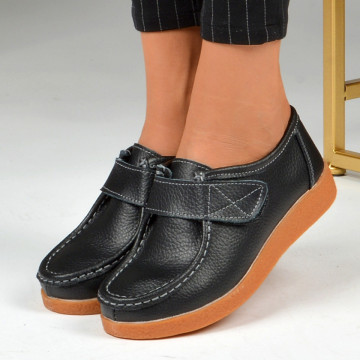 Pantofi Dama Piele Naturala Zora 4 Negri - Need 4 Shoes
