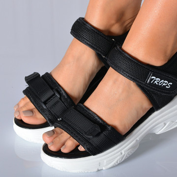 Sandale Cu Platforma Salima Negre - Need 4 Shoes