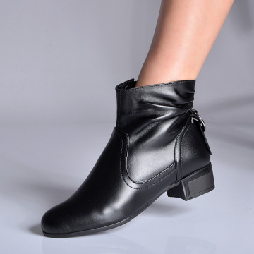 Botine Piele Naturala Mirabela Negre- Need 4 Shoes