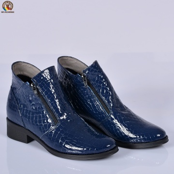 Ghete Dama Piele Naturala Bety 5 Navy - Need 4 Shoes