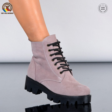 Ghete Dama Piele Naturala Maryn Caffe - Need 4 Shoes