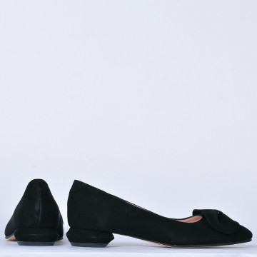 Pantofi Cu Toc Piele Naturala Alissa 2 Negri- Need 4 Shoes