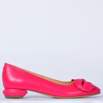 Pantofi Cu Toc Piele Naturala Alissa Fuchsia- Need 4 Shoes