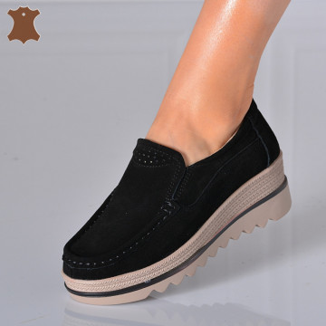 Pantofi Dama Piele Naturala Ibo Negri - Need 4 Shoes