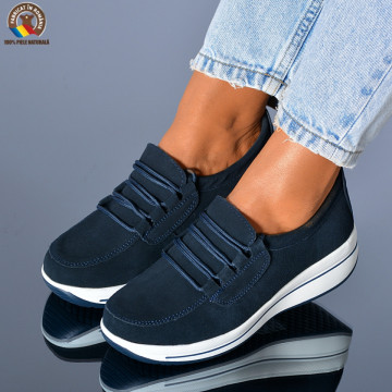 Pantofi Dama Piele Naturala Santa 2 Navy- Need 4 Shoes