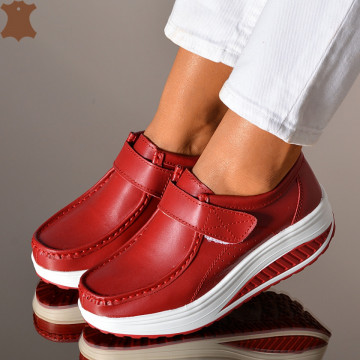 Pantofi Dama Piele Naturala Zena 6 Rosii- Need 4 Shoes