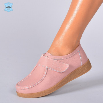 Pantofi Dama Piele Naturala Zora 4 Roz- Need 4 Shoes