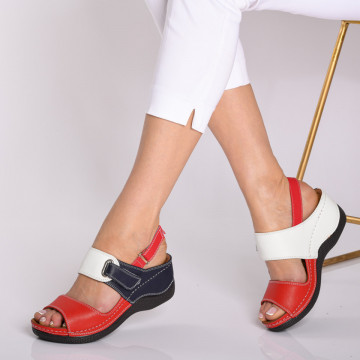 Sandale Cu Platforma Agripina Navy- Need 4 Shoes