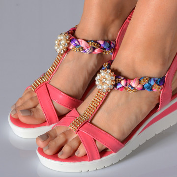 Sandale Cu Platforma Maysa Roz- Need 4 Shoes