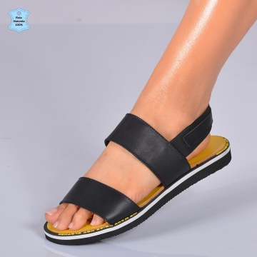 Sandale Dama Piele Naturala Roberta Negre- Need 4 Shoes