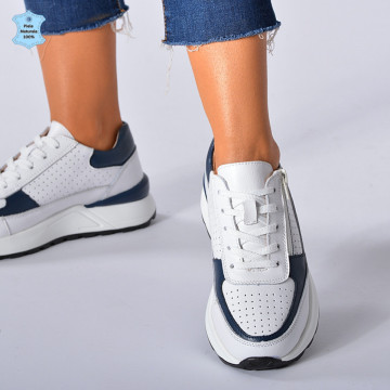Adidasi Dama Piele Naturala Ellen Navy- Need 4 Shoes