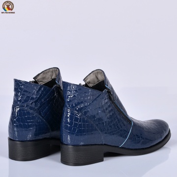Ghete Dama Piele Naturala Bety 5 Navy - Need 4 Shoes