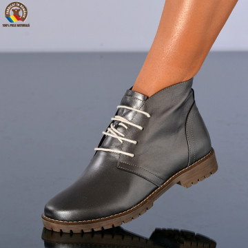Ghete dama Piele Naturala Serena Bronz- Need 4 Shoes