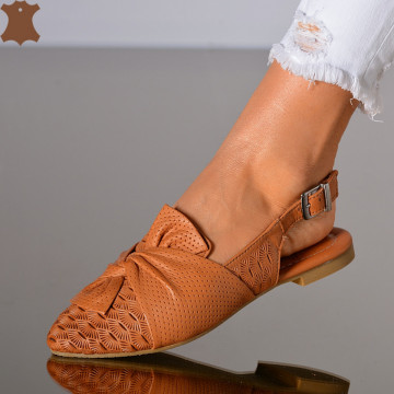 Pantofi Dama Piele Naturala Alma 2 Camel- Need 4 Shoes