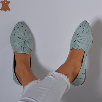 Pantofi Dama Piele Naturala Alma 3  Albastri- Need 4 Shoes