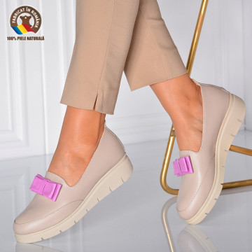 Pantofi Dama Piele Naturala Bya 2 Nude-Need 4 Shoes