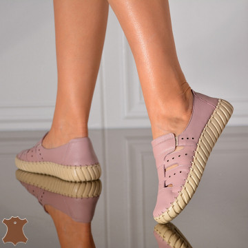 Pantofi Dama Piele Naturala Flavia Lila- Need 4 Shoes