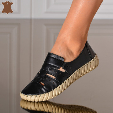 Pantofi Dama Piele Naturala Flavia Negri- Need 4 Shoes