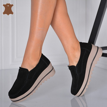 Pantofi Dama Piele Naturala Ibo Negri - Need 4 Shoes