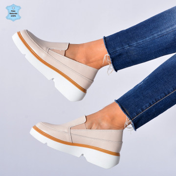 Pantofi Dama Piele Naturala Isadora Roz- Need 4 Shoes