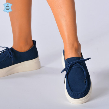 Pantofi Dama Piele Naturala Marllen Navy- Need 4 Shoes