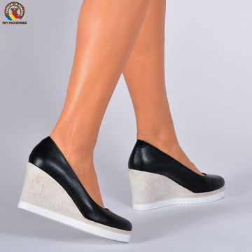 Pantofi Dama Piele Naturala Zelyna Negri