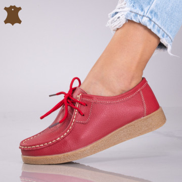 Pantofi Dama Piele Naturala Zora 3 Rosi - Need 4 Shoes
