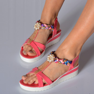 Sandale Cu Platforma Maysa Roz- Need 4 Shoes