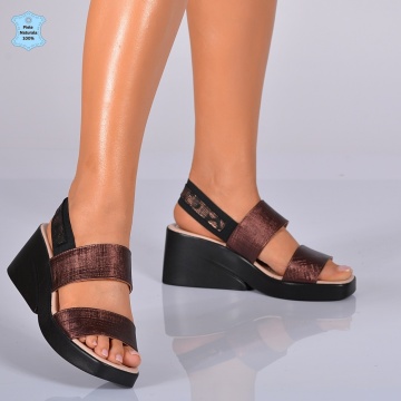 Sandale Piele Naturala Gemma 2 Bordo- Need 4 Shoes