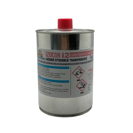 rasina epoxidica transparenta de cassting izocor i2, componenta intaritor