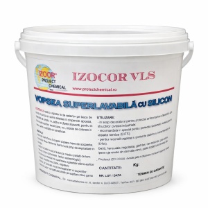 Vopsea lavabila siliconica pentru exterior IZOCOR VLS - 15 kg