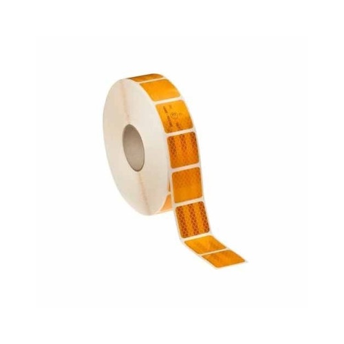 Banda reflectorizanta intrerupta Premium omologata U.E. galben Cod: RI01Y