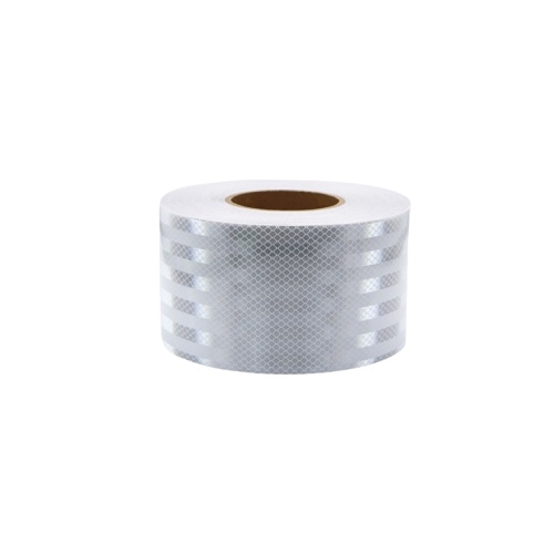 Banda reflectorizanta tip fagure culoare Alb 10cmx25m Cod: CH-010W